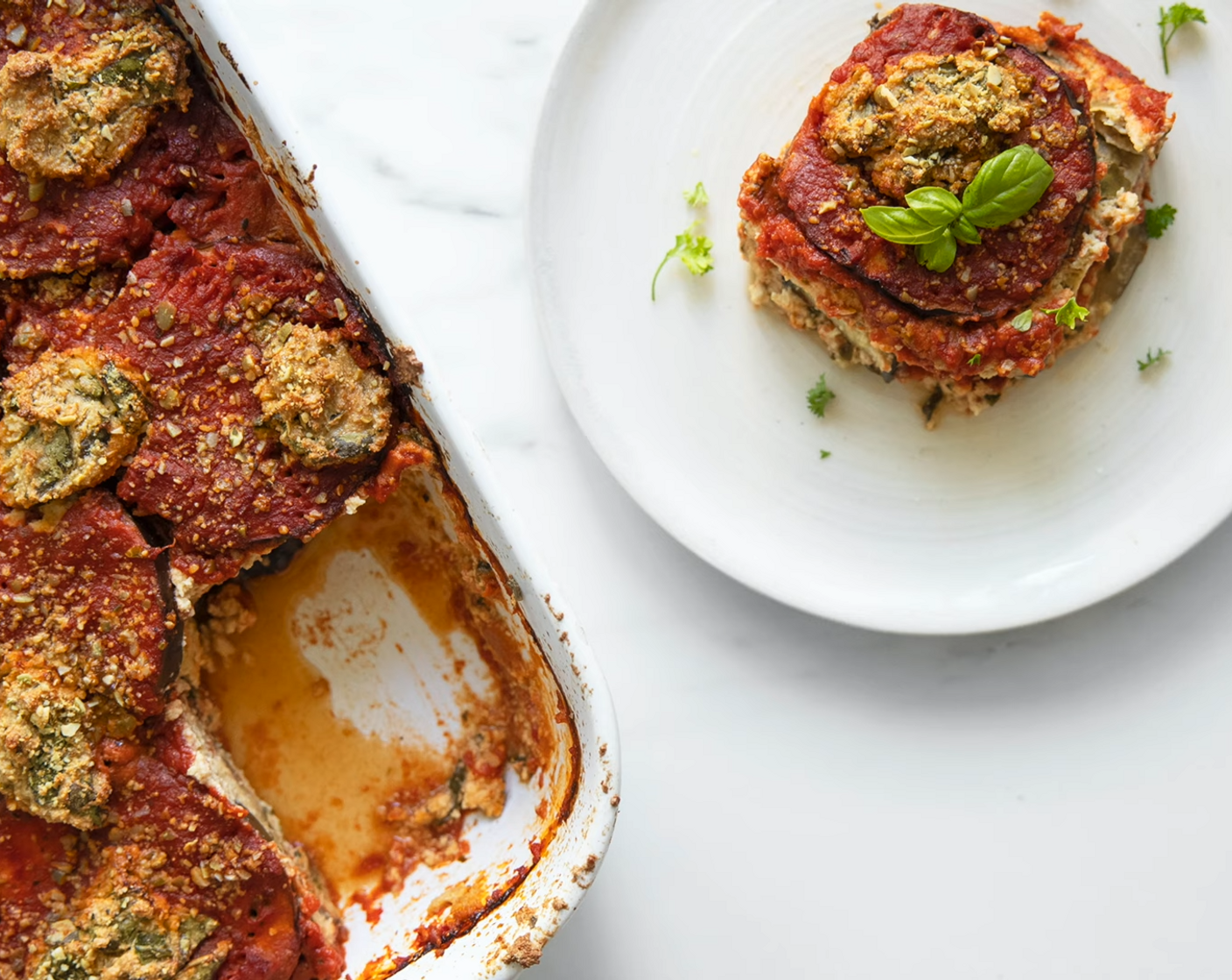 Easy Eggplant Lasagna