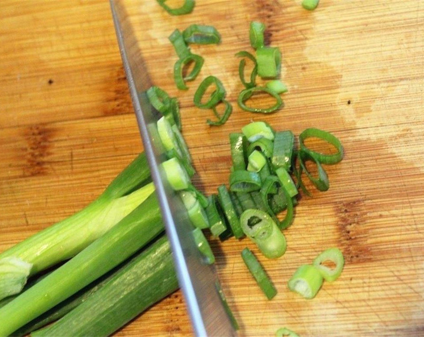 step 5 Thinly slice the Scallion (1 bunch).