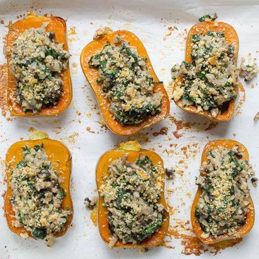 Savory Stuffed Honeynut Squash Recipe | SideChef