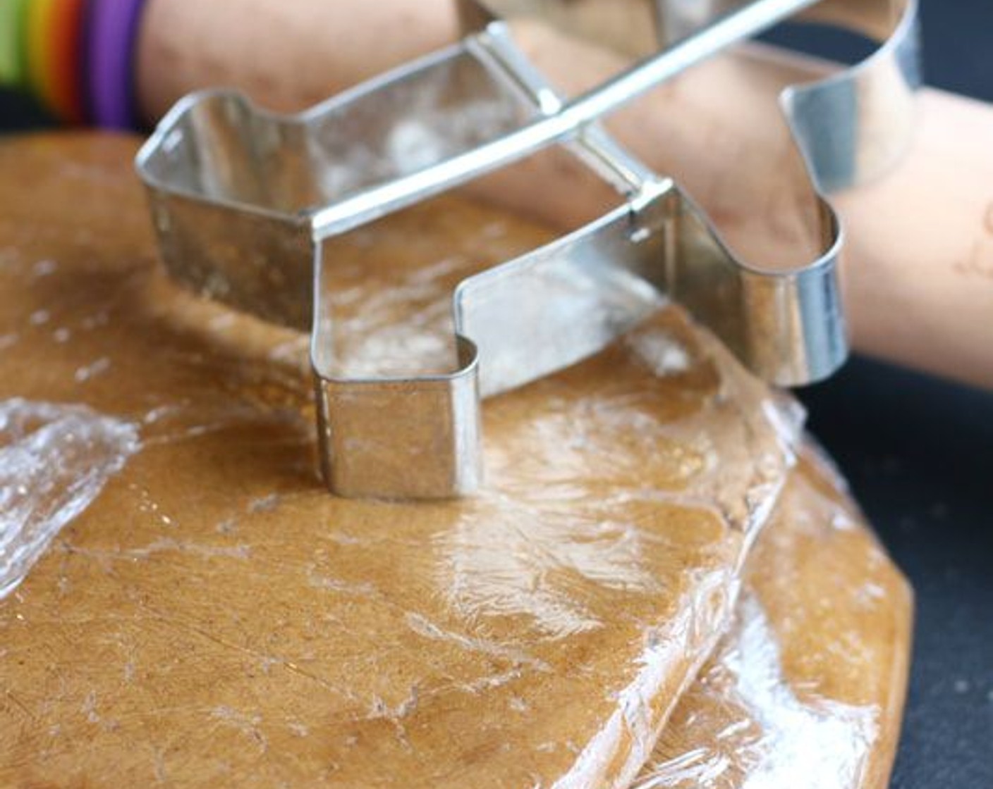 step 5 Divide dough in half and place each onto a large piece of plastic wrap. Wrap each up tightly and pat down to create a disc shape.  Chill dough discs at least overnight and up to 2 days. Chilling is mandatory for this cookie dough!