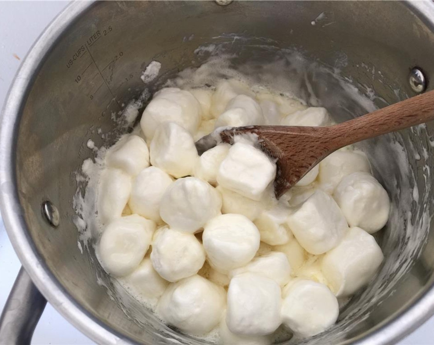 step 2 Stir in the Marshmallow (1 lb) until melted.