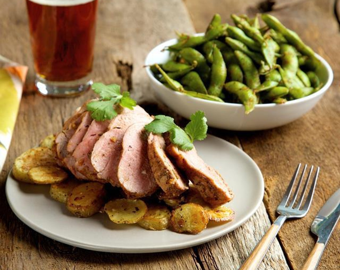 Honey Lime Glazed Pork Tenderloin with Potatoes