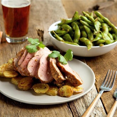 Honey Lime Glazed Pork Tenderloin with Potatoes Recipe | SideChef