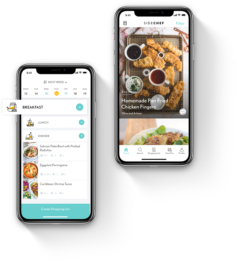 Sidechef Recipe App - Free Cooking Assistance