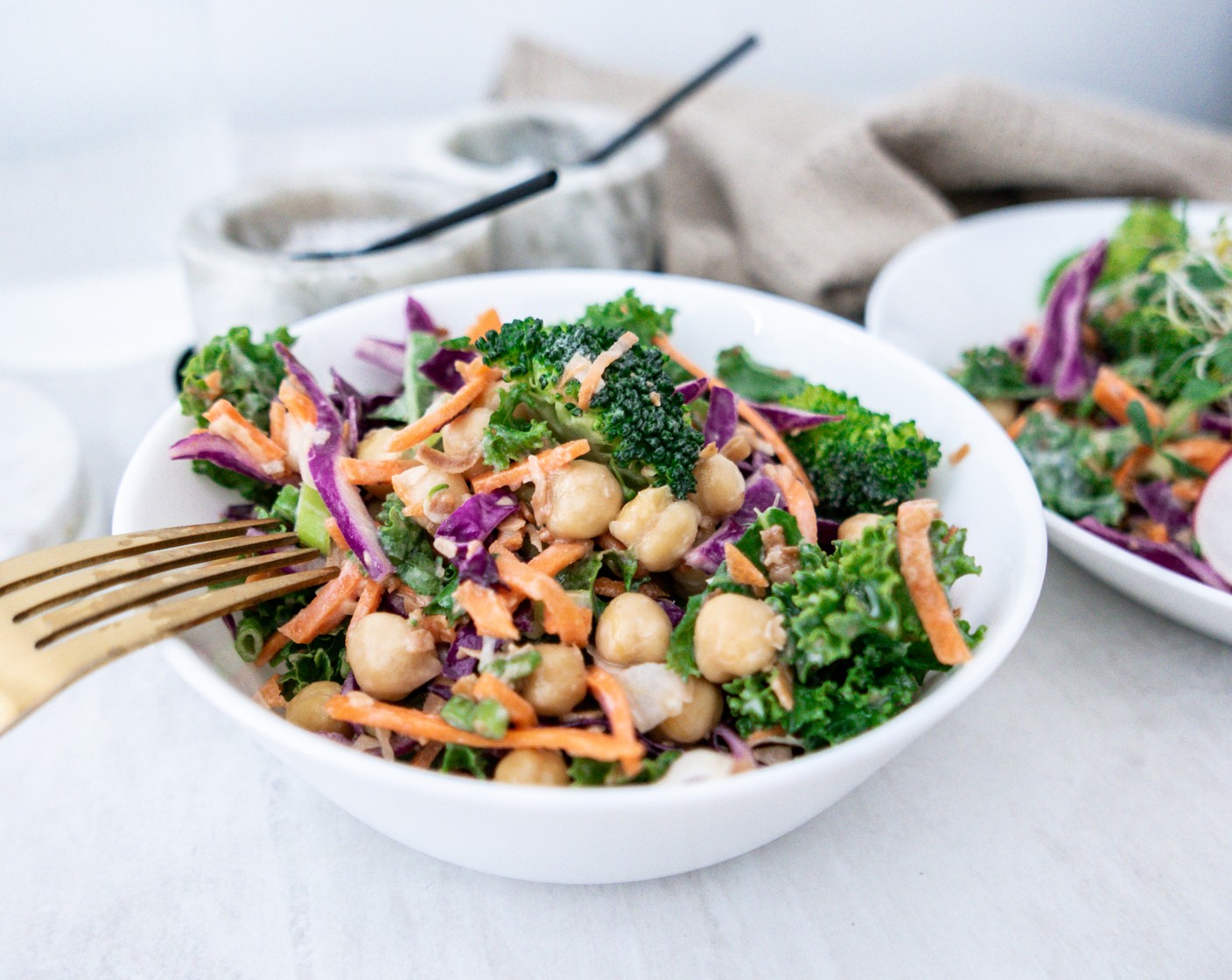 CARROTS, PURPLE CABBAGE, EASY KALE SALAD RECIPE (ALKALINE)